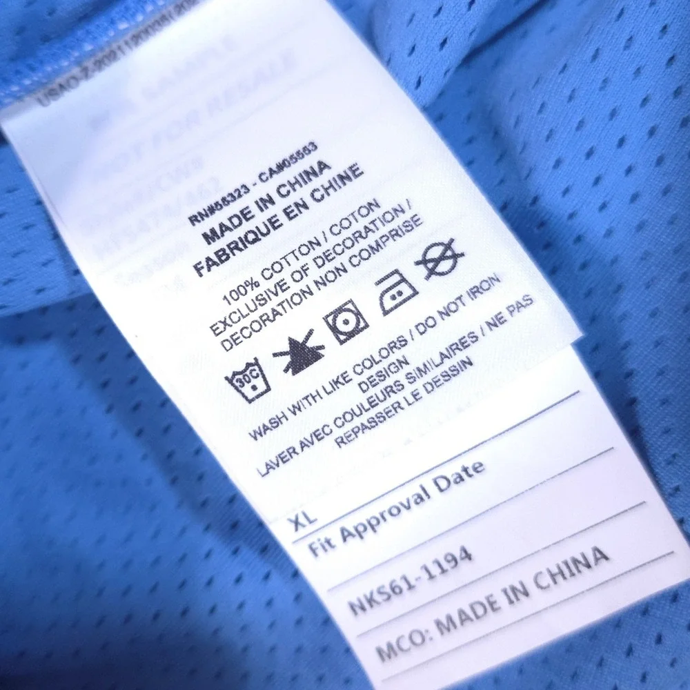 SAMPLE Jordan Artist Series Darien Birks Mesh‎ Shorts XL Blue HF5474-462 NIKE